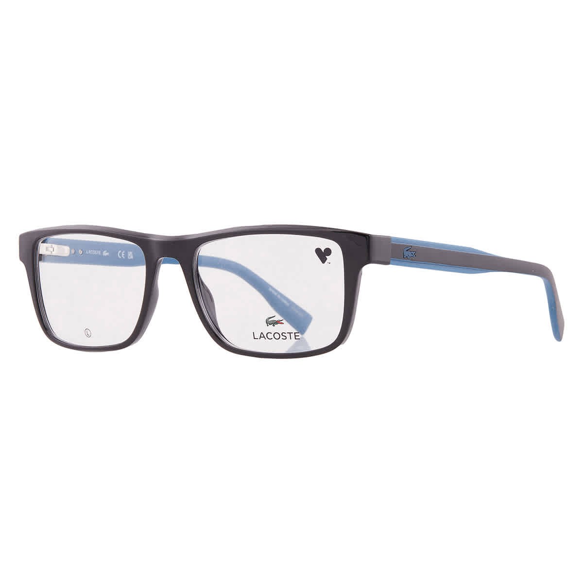 Lacoste Demo Rectangular Men's Eyeglasses L2973 001 56 L2973 001 56