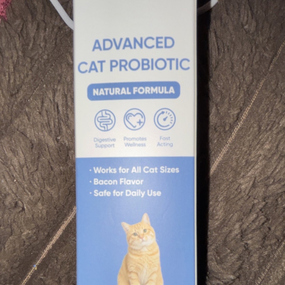 Advanced Cat Probiotic Natural Formula Bacon Flavor Digestive Support