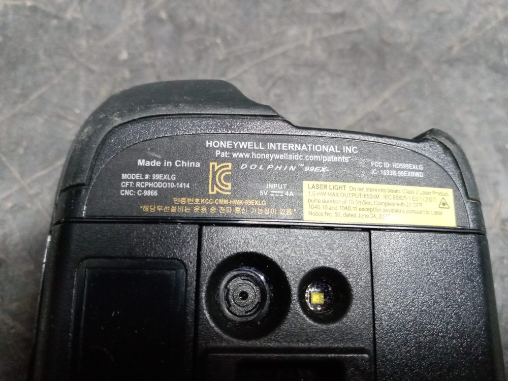 Honeywell Dolphin 99EX Handheld Mobile Computer Barcode Scanner - Not tested ...