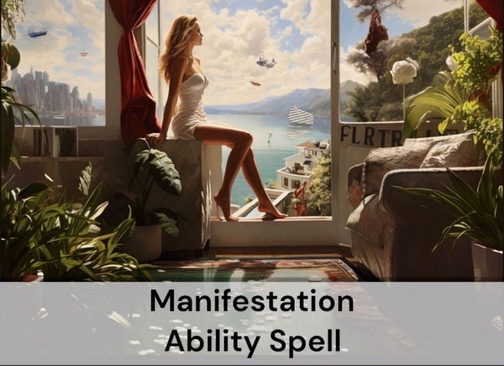 Manifestation Ability Spell Kit: Personal Power, Focus Alignment & Intent Energy