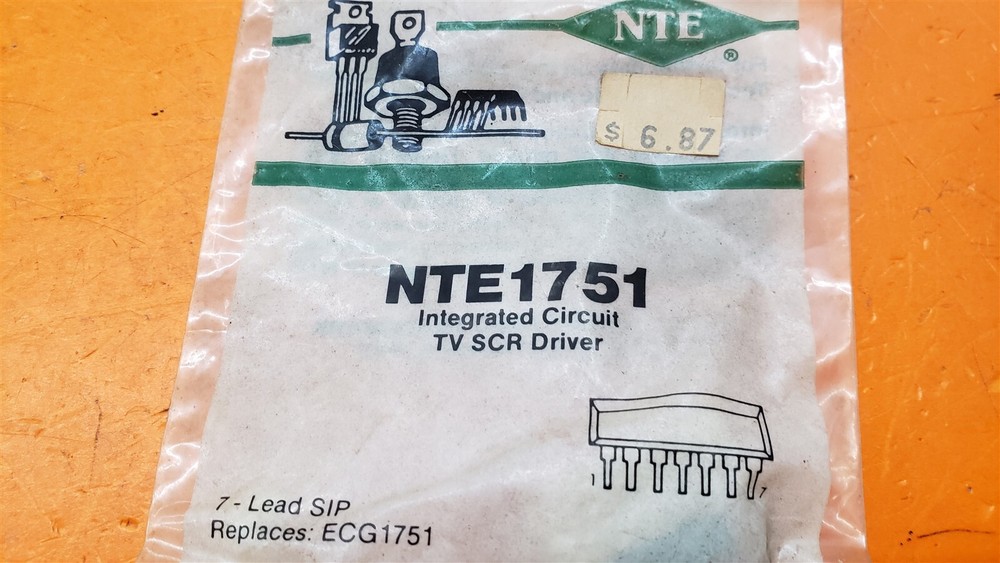 ⭐️⭐️⭐️⭐️⭐️ NTE Electronics NTE1751 Integrated Circuit TV SCR Driver
