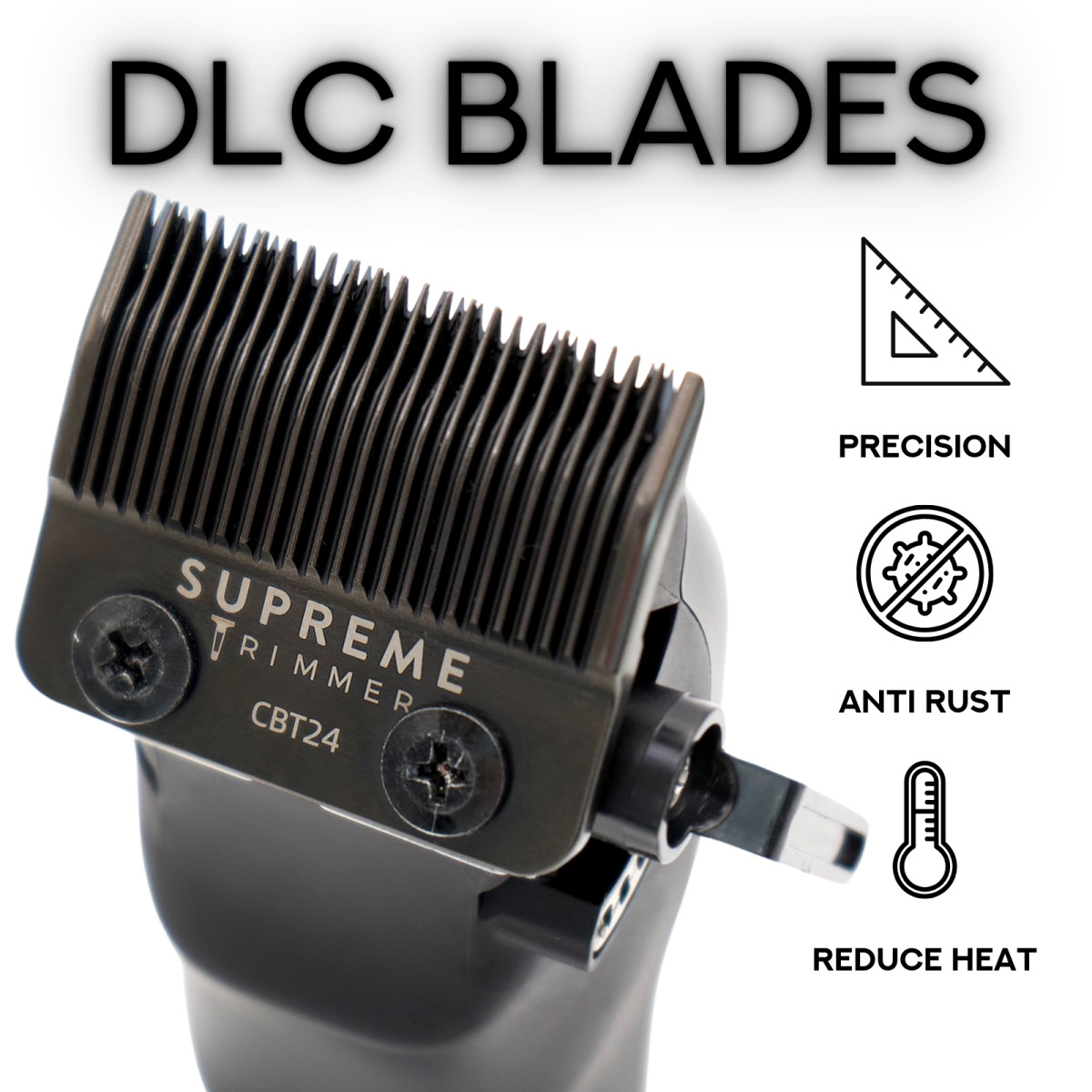 Supreme Trimmer DARKSTAR72 Hair Clipper w/ Vector Motor | STC72 - Recertified