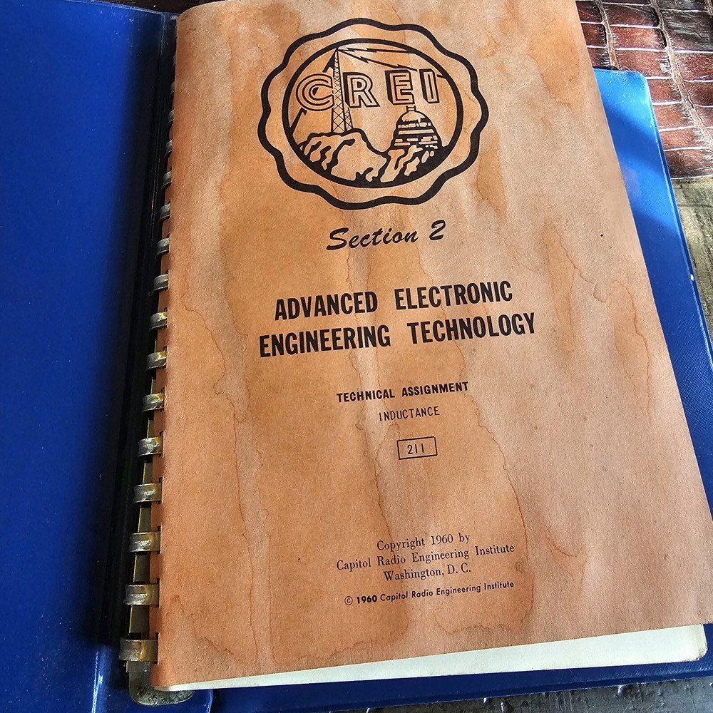 CREI Advance Electronic Engineering Technology Manual/Book Capacitance Resonance
