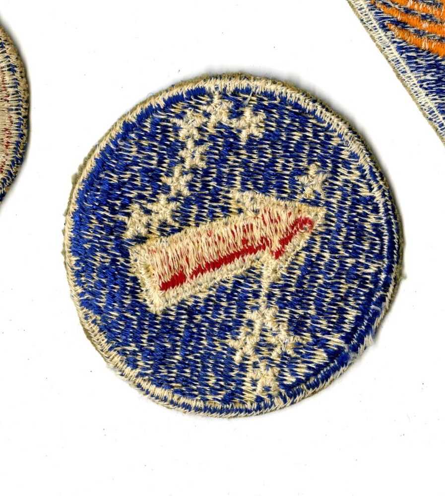 US Army Pacific Ocean Areas White Back Patch WWII Vintage