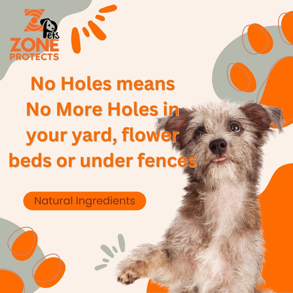 Stop Digging Dogs; Zone Protects No Holes Keeps Dogs Digging; Twin Pack Bundle