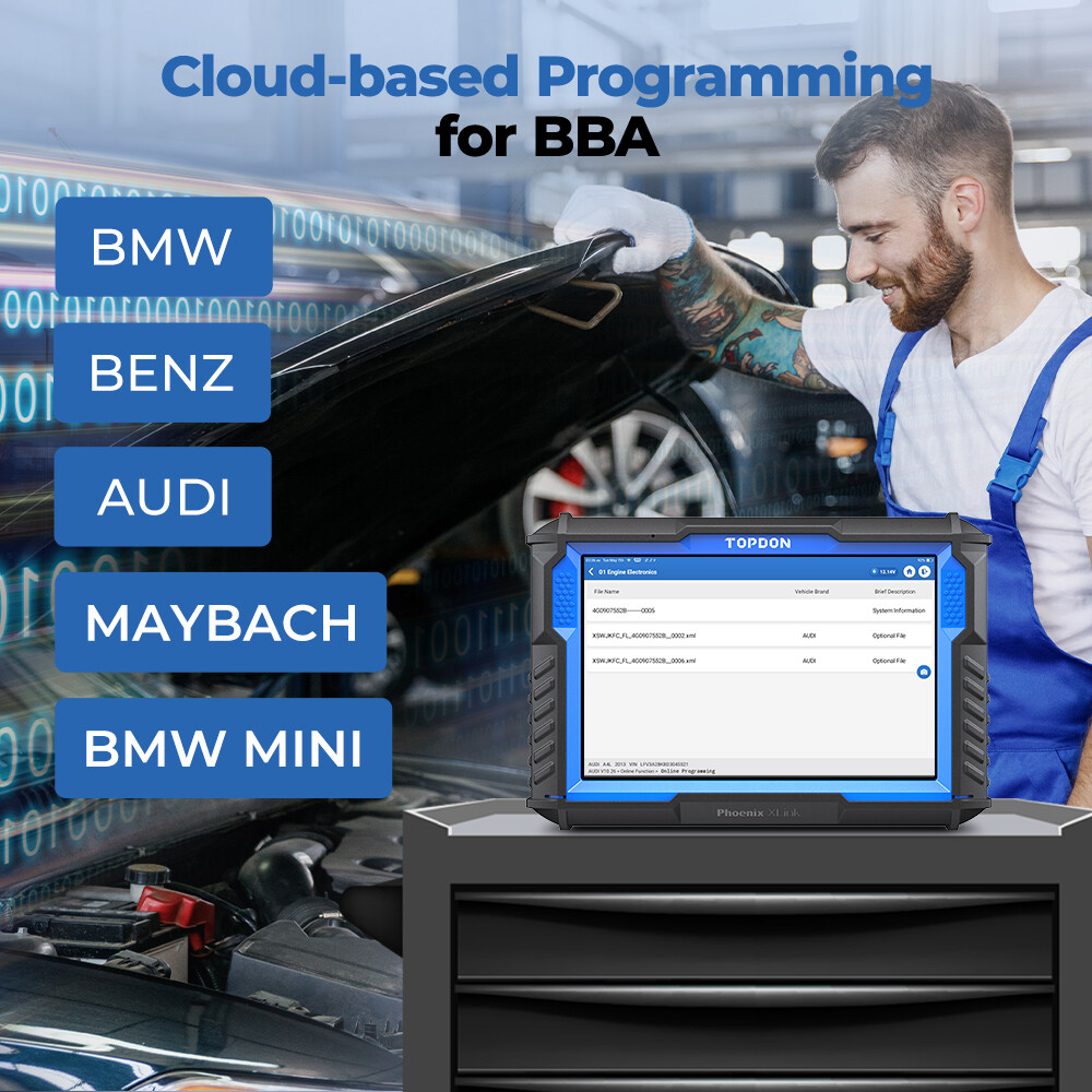 TOPDON Phoenix Xlink Cloud-Based Programming & Coding Tool Diagnostic Scanner