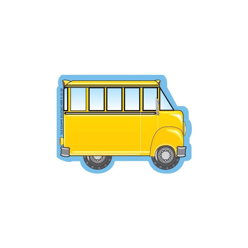 Creative Shapes Notepad School Bus Mini