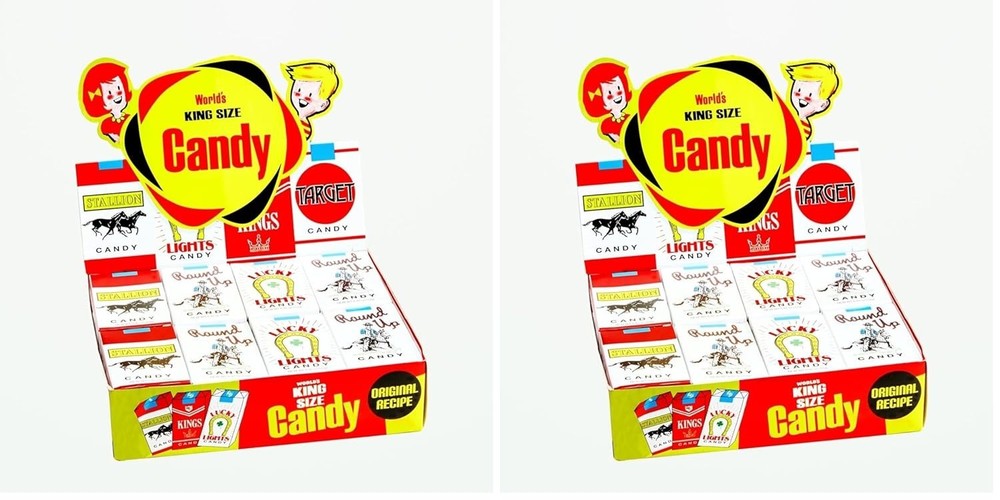 World's King Size Candy 'Cigarettes',0.01 oz,24 Case