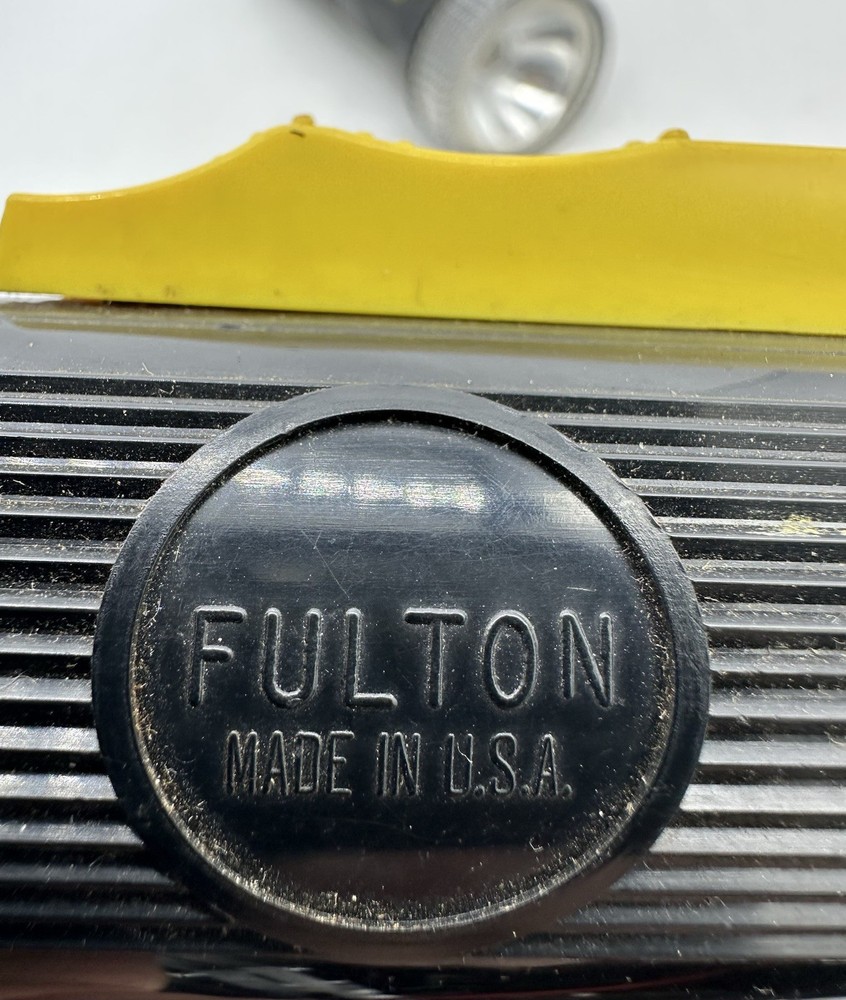 (3) Development workshop Inc Handheld Flashlight Plastic Black Yellow Military