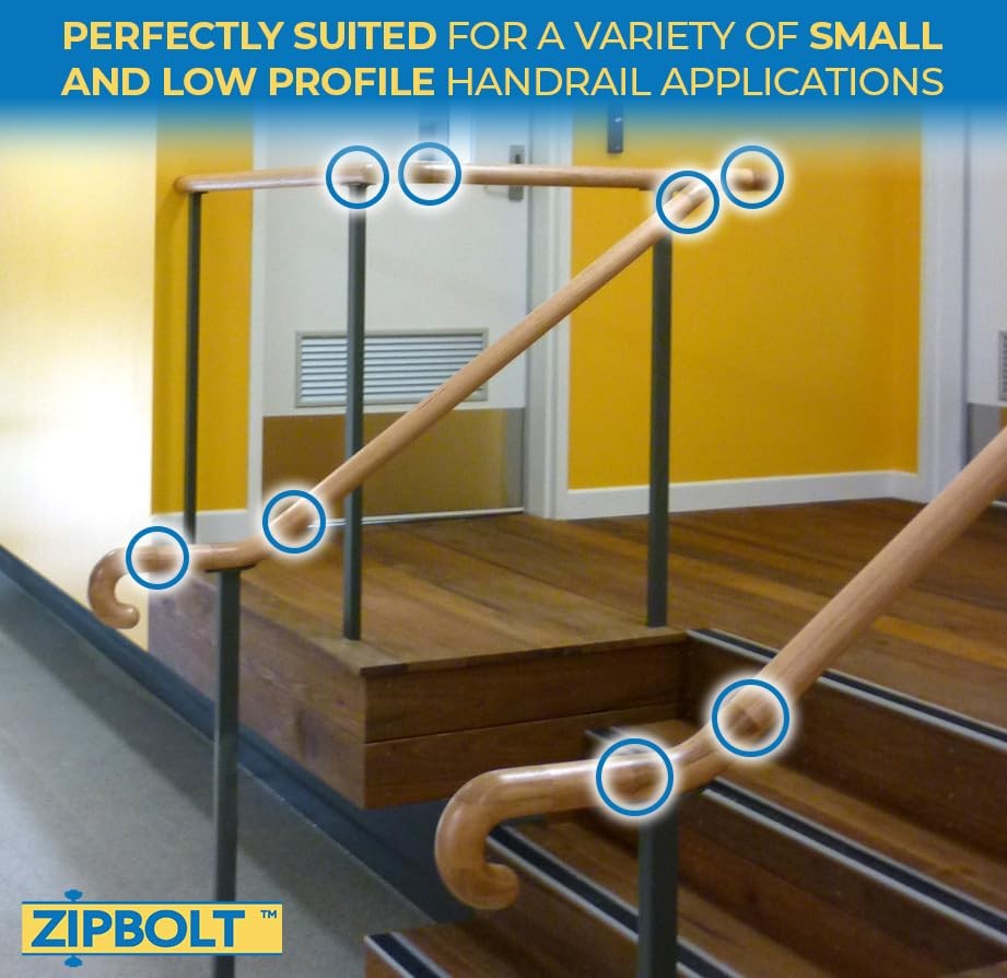 Zipbolt Micro Railbolt Handrail Connector 1 Pack