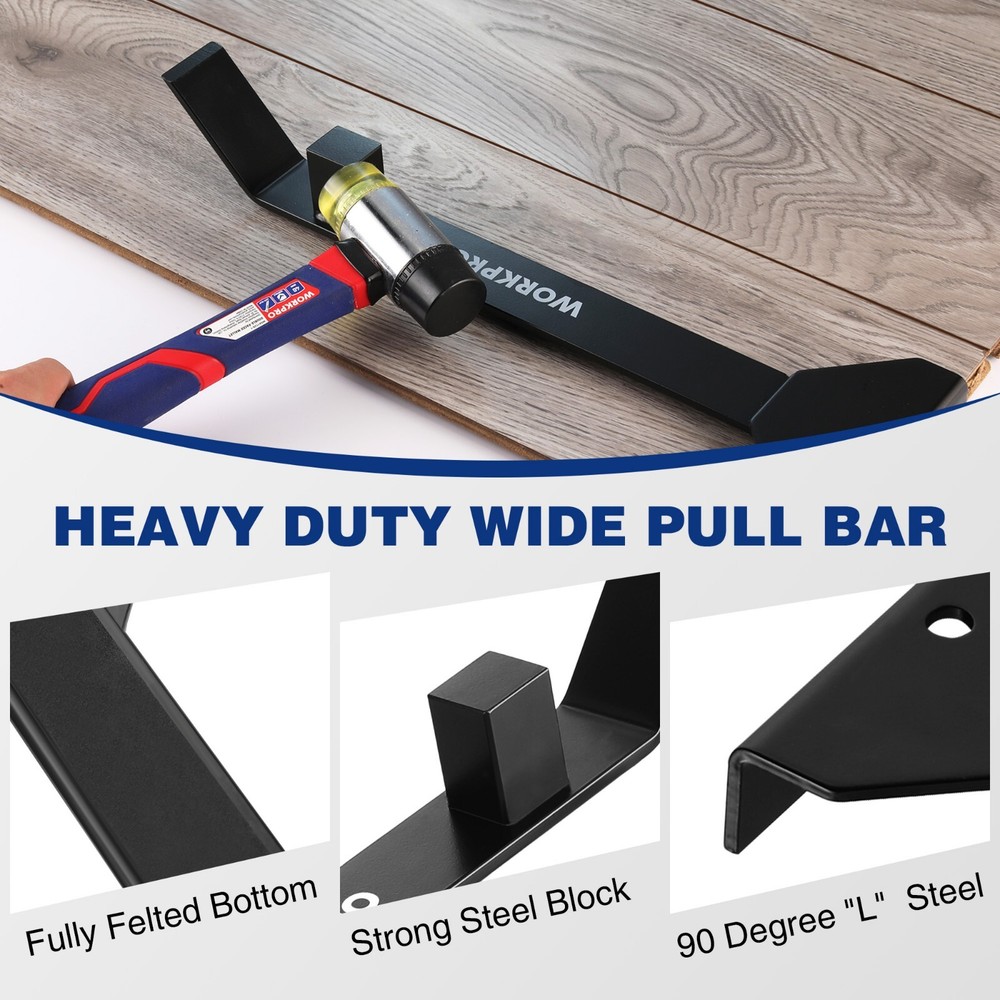 WORKPRO 17''Heavy Duty Pull and Pry Bar, Professional Pull Bar Rust-proof