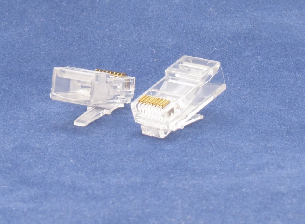 Cable Tester +Crimp Crimper +100 RJ45 CAT5 CAT5e Connector Plug Network Tool Kit