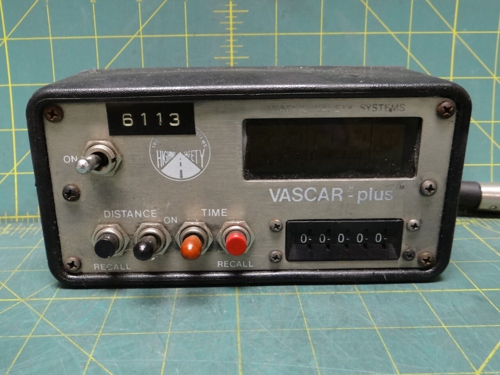 Traffic Safety Systems Vascar Plus Model 1 Display Control Head Unit