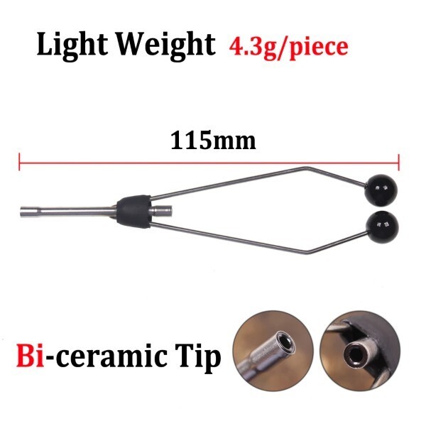 Combo Fly Tying Bobbin Set - 1 x Stainless + 1 x Lightweight - 2 Pc Pack