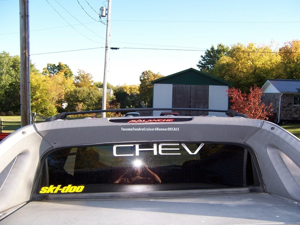 FITS Chevy Avalanche 3rd Brake Light Decal 2004 2005 2006