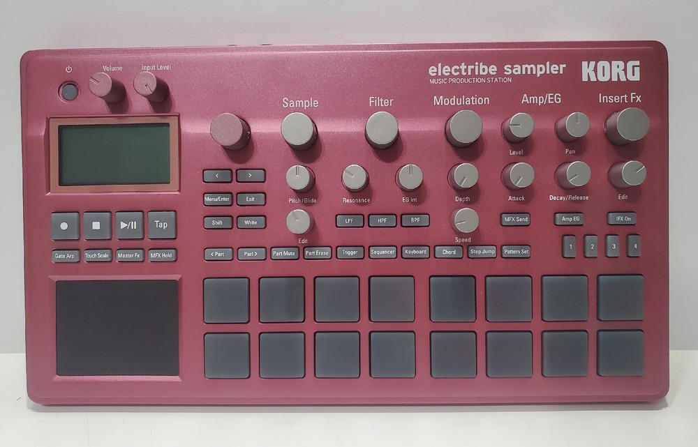 Korg electribe sampler Metallic Red ELECTRIBE2S Music Production Station