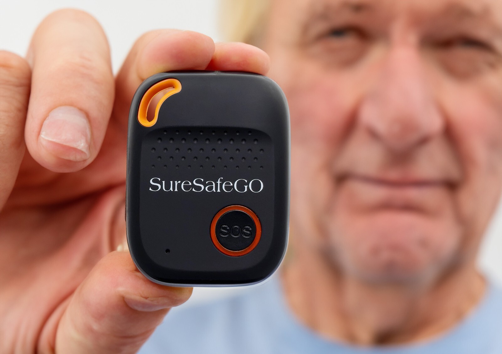 SureSafeGO Medical Alert System That Calls Family & Friends (Black)