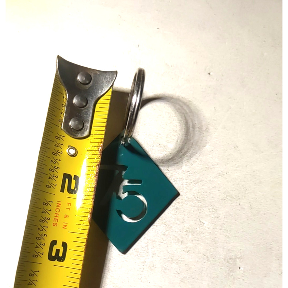 75 Green Metal Keychain Locker Number Age?