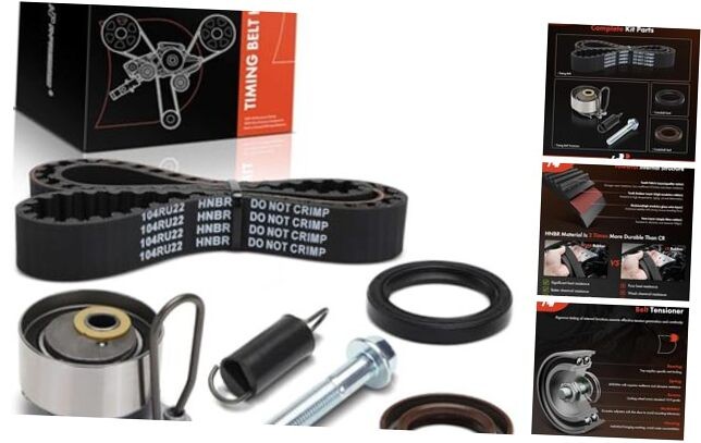 Engine Timing Belt Kit Compatible with Honda Civic 2001 2002 2003 2004 2005 -