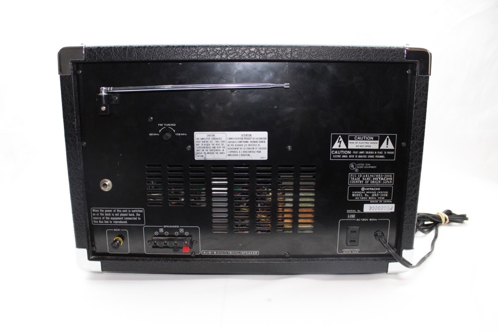 Hitachi hrd-200k stereo amp amplifier