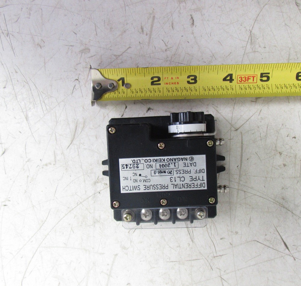 NAGANO KEIKI CO CL13 DIFFERENTIAL PRESSURE SWITCH **NNB**
