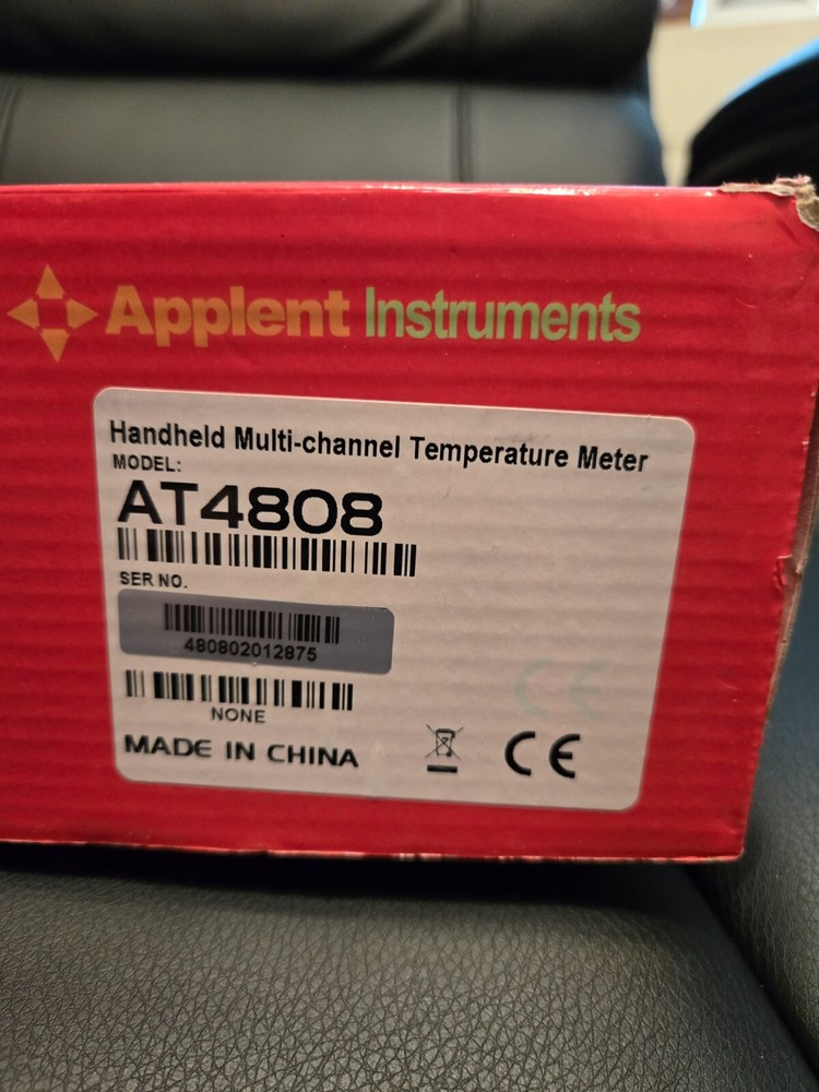 AT4808 Handheld Temp Meter Data Logger with -200℃-1300℃ 8 Channels