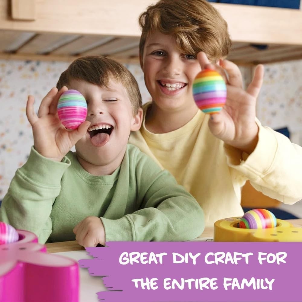 Peeps Bunny Egg Decorating Set with Quick-Drying Markers - Harness Creative Fun