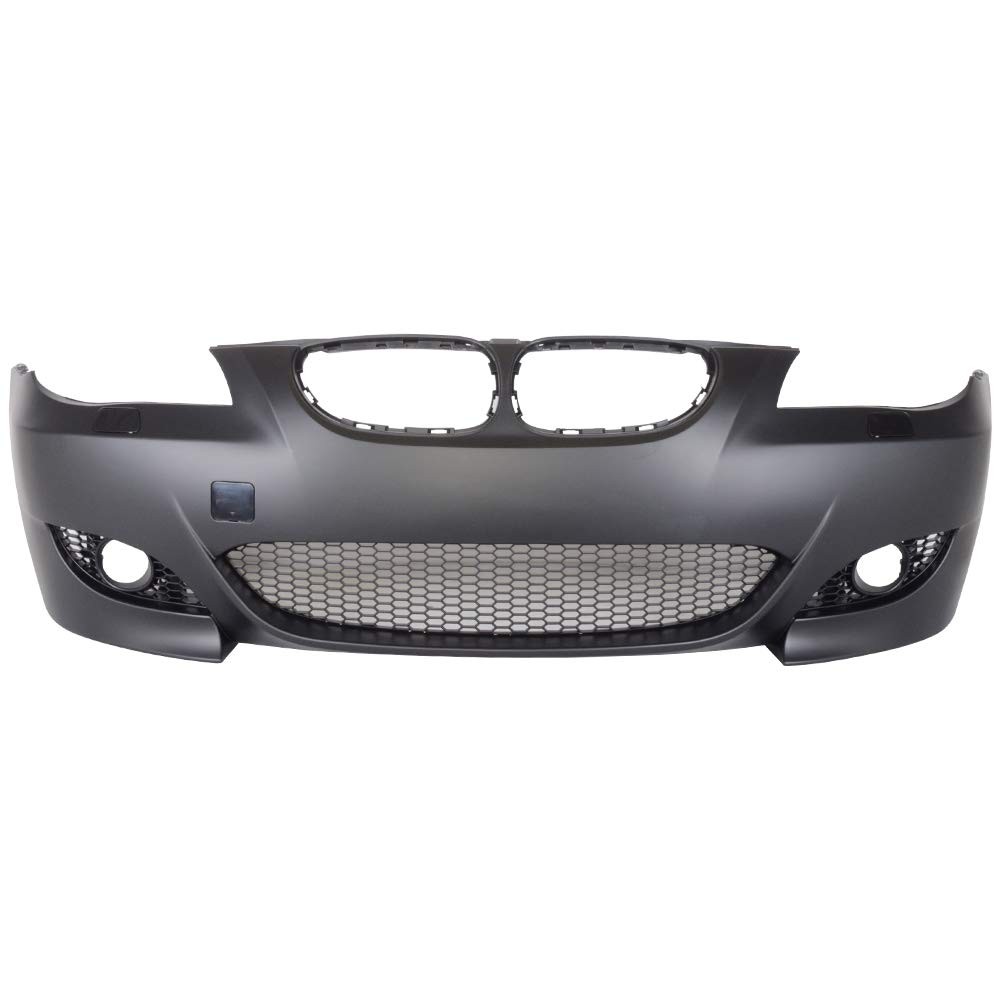 2004-2010 E60 E61 Sedan Wagon Front Bumper Conversion Unpainted Black PP