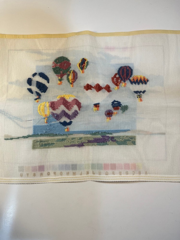 Simplicity Needlepoint Kit #05905 "The Sky's the Limit" - Started