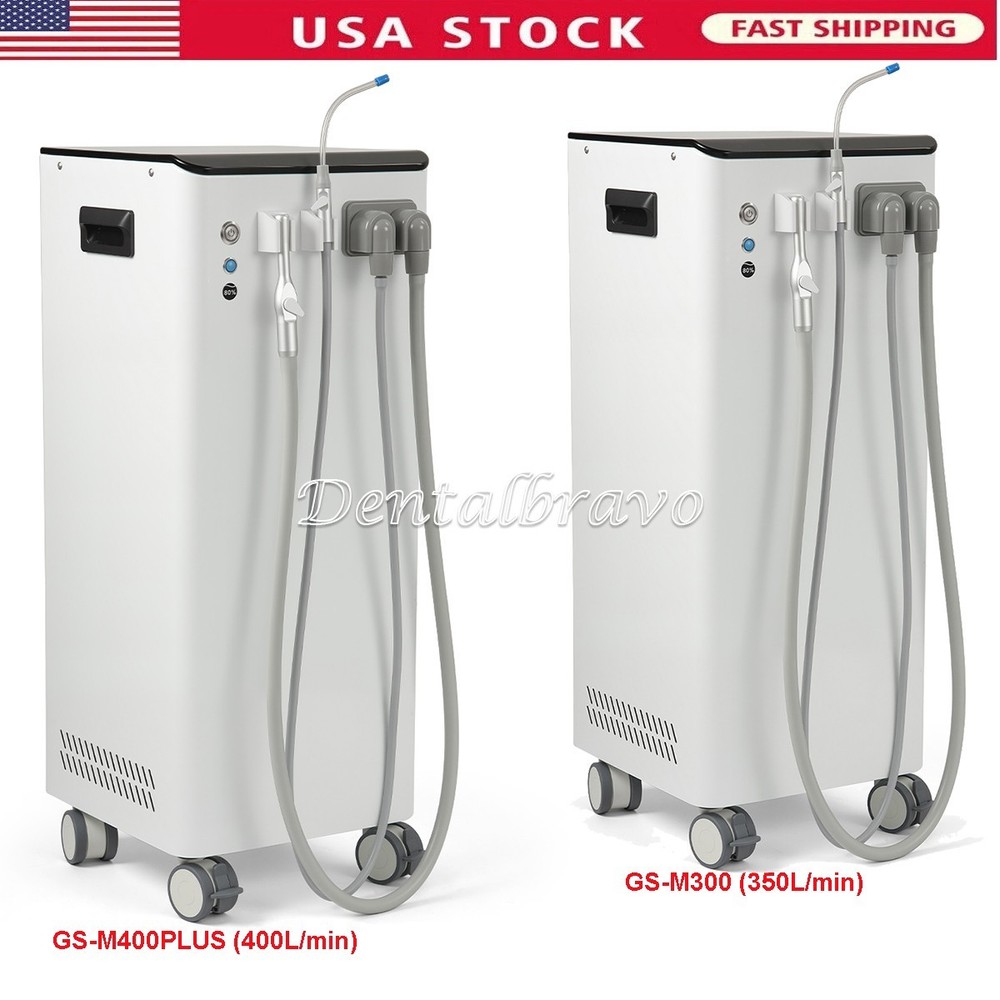 Dental Mobile Suction Unit System Negative Pressure Pump High Volume