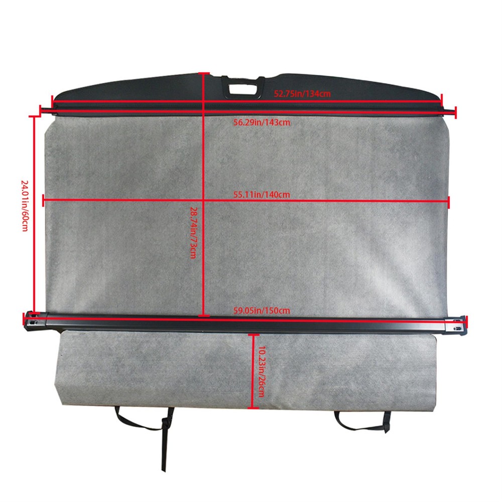 Trunk Cargo Retractable Security Shade for 4Runner 2010-2024