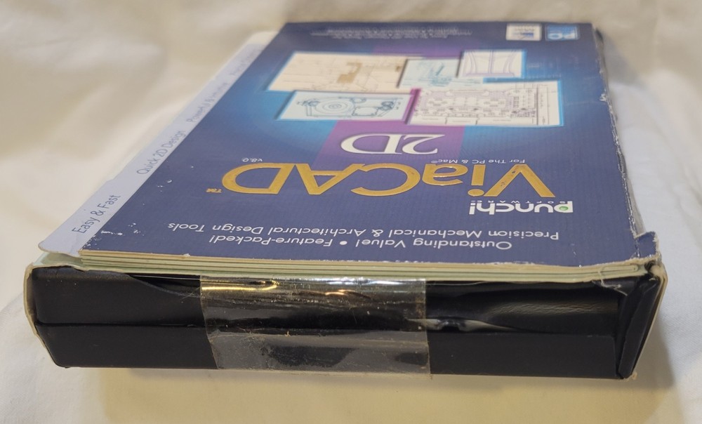 Punch ViaCAD 2D Software - PC / MAC v8.0 New Sealed!