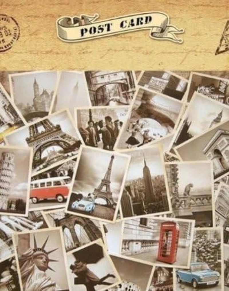 32 PCS 1 Set Vintage Retro Old Travel Postcards for Worth Collecting