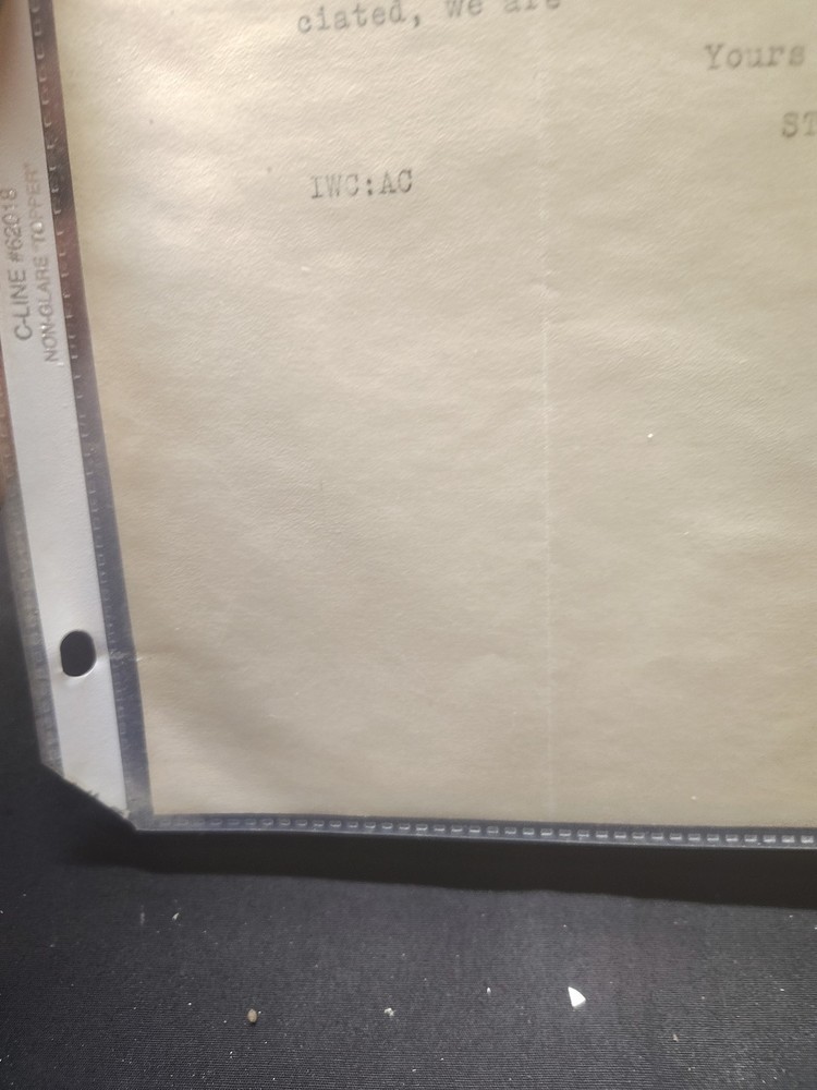 Vintage Letterhead Studebaker South bend In. 1922