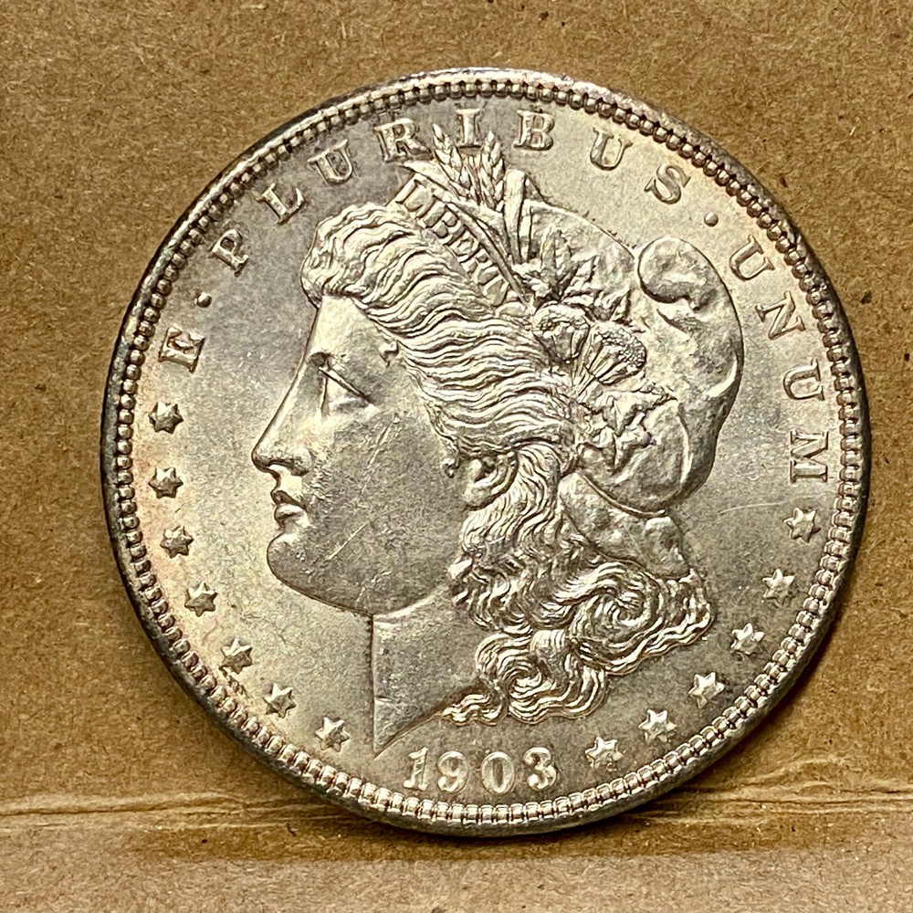 1903 MORGAN DOLLAR NICE TONED UNC