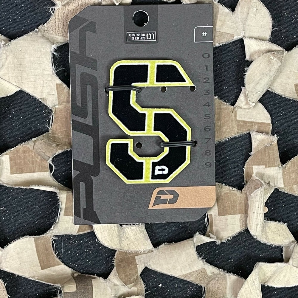 NEW Push Division Number Patch #5 - Lime