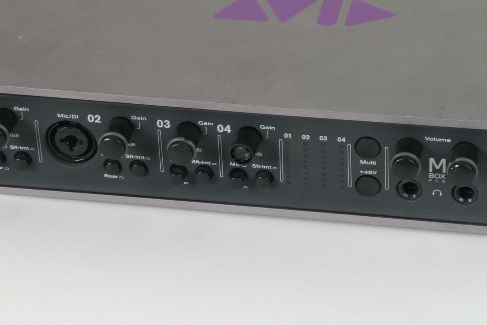 Avid MBox 3 Pro Audio Interface Firewire Digital Recording - Missing Knob cover