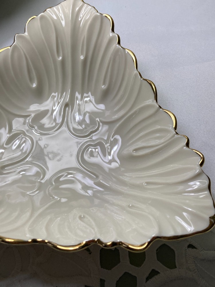 Lenox Triad Collection Triangle Dish Handcrafted Bone China