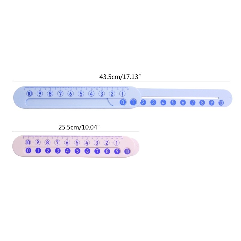 Digital Decomposition Ruler Toy Double-Sided Number Decomposition Ruler Math