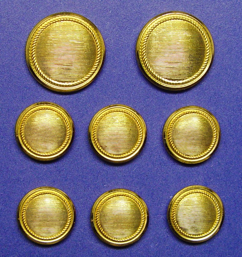 AUSTIN GREY blazer replacement buttons , by Waterbury Fair Cond