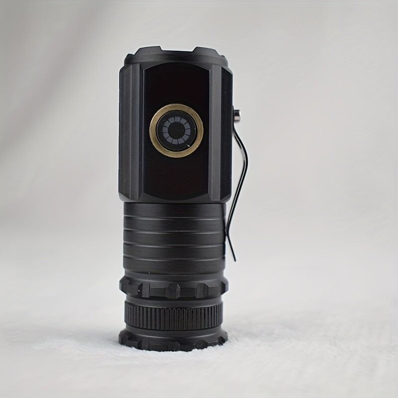 5 - Mode USB Rechargeable LED Flashlight Using 18350 Battery
