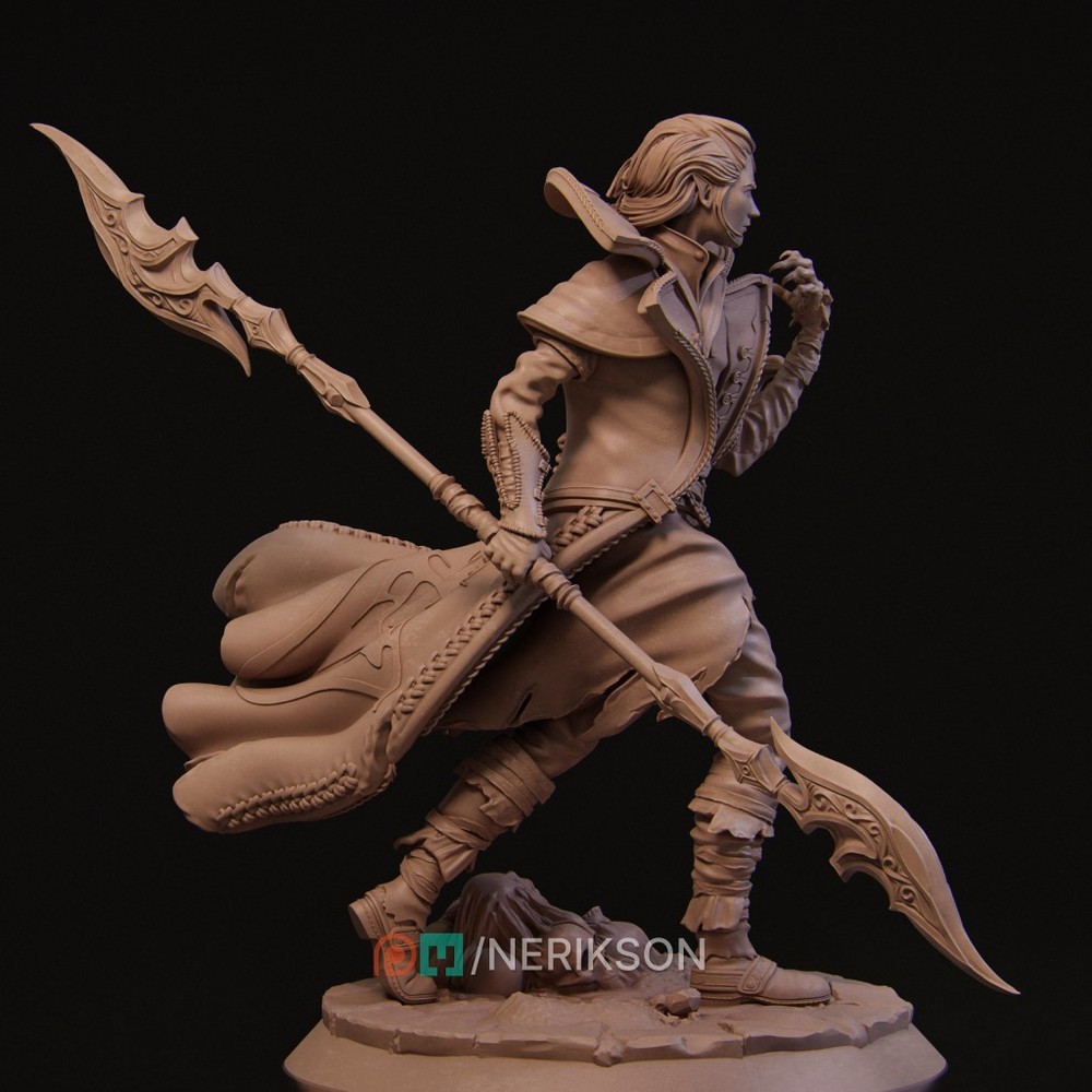Vampire Elf Warlock by Nerikson | Commission | Painted |