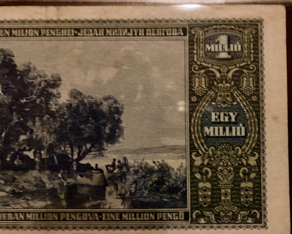 Hungary 1945 1 Million Pengo