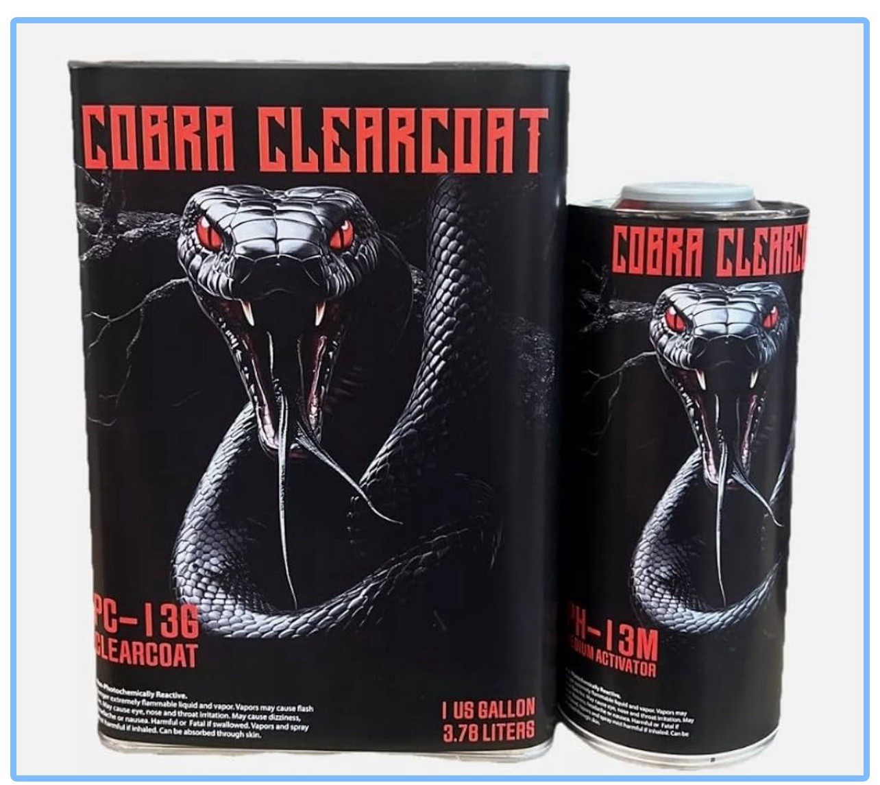 HIGH GLOSS & SOLIDS PROFESSIONAL CLEAR COAT GALLON WITH MEDIUM ACTIVATOR 4:1