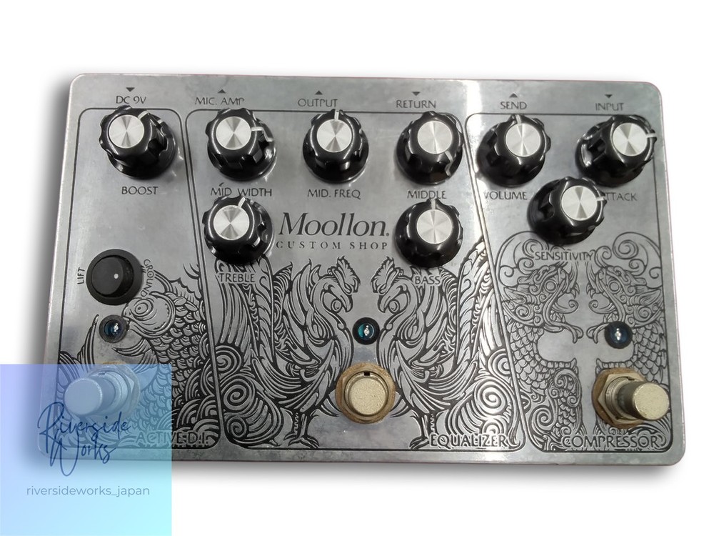 MOOLLON CUSTOM 3PLUS Effect Pedal Custom Design JP