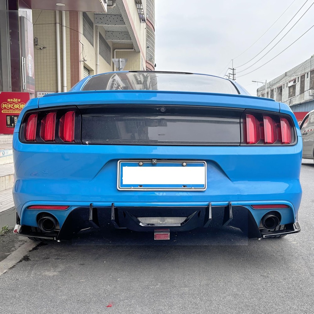 Rear Bumper Diffuser for Ford Mustang Style, Diffuser Lower Spoiler Splitter Lip