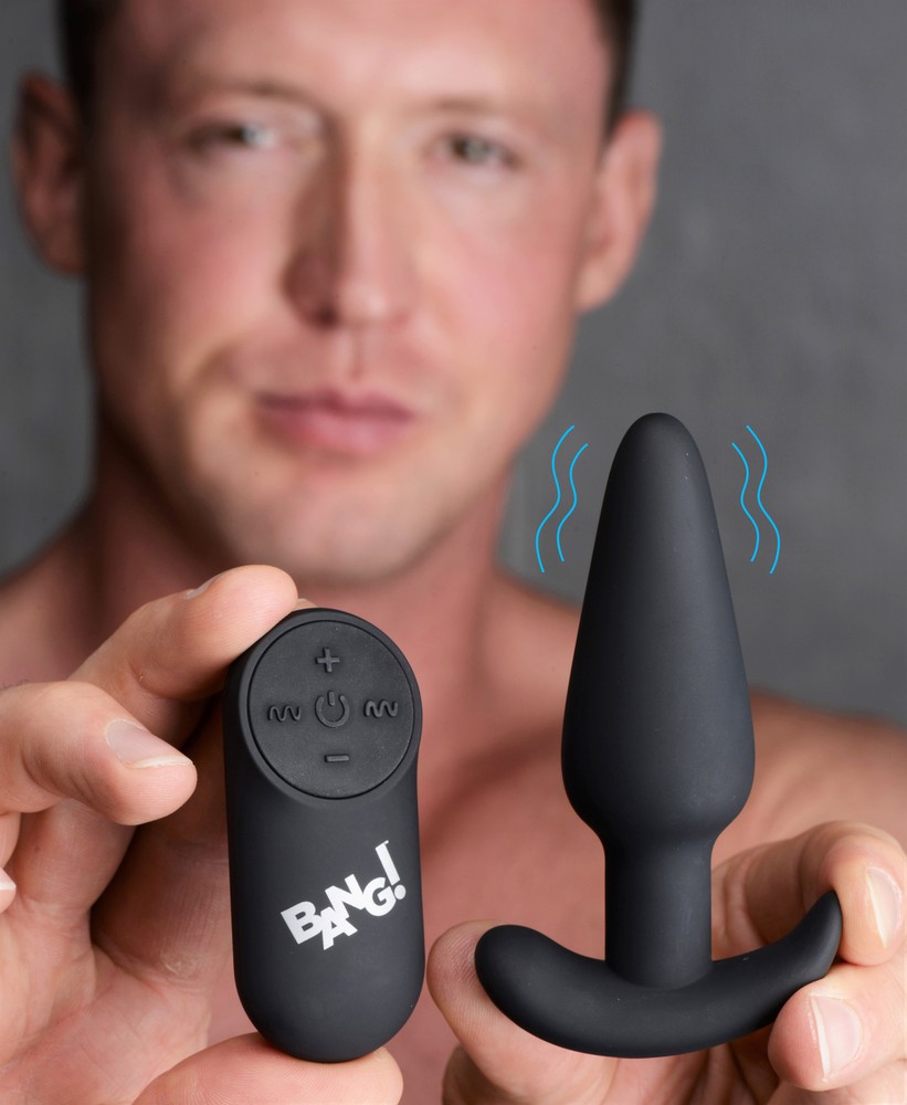 Small Wearable Vibrating Butt Plug With Remote Control Easy To Insert Anal Toy