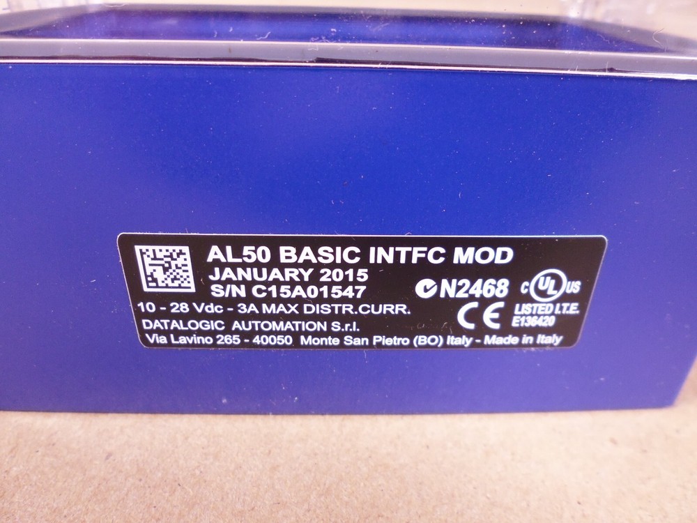 0111631001 Datalogic AL50, basic interface module , For AccuLazr AL5010 Scanner