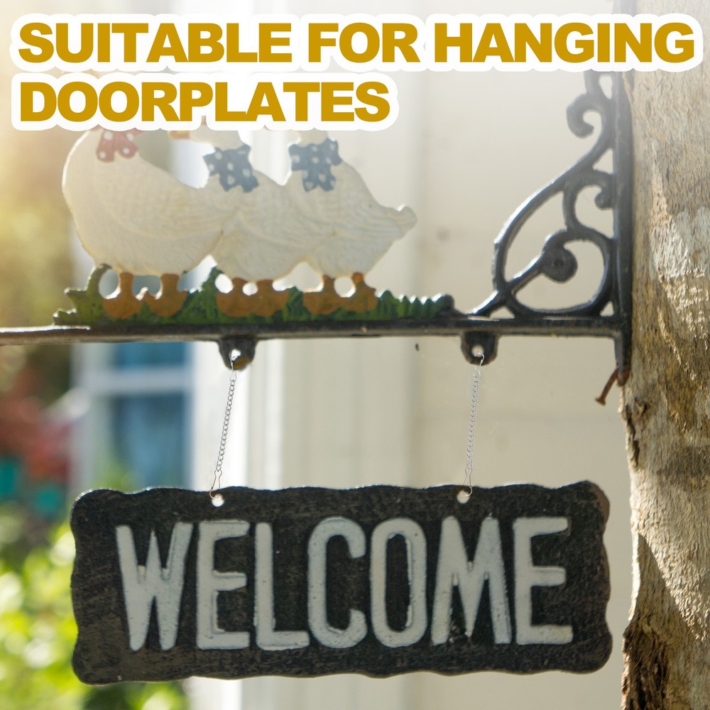 2Pcs 35.4" Hanging Chains with S Hooks Plant Hangers Silver