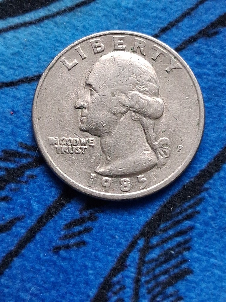 1985-P Washington quarter Error Coin